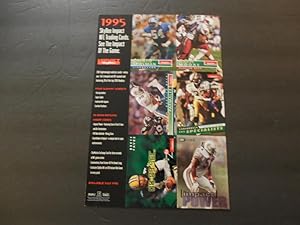 1995 Skybox Impact NFL Trading Cards Promo Sheet