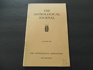 The Astrological Journal Autumn 1970 Astrological Association