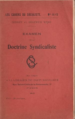 Examen de la Doctrine Syndicaliste
