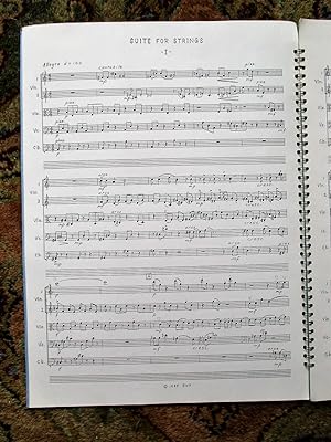 RUTH WATSON HENDERSON Canadian Composer SUITE FOR STRINGS Sheet Music 1985