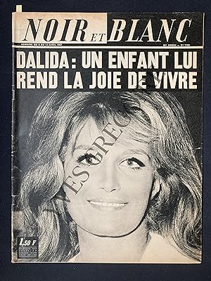 NOIR ET BLANC-N°1153-DU 6 AU 12 AVRIL 1967-DALIDA