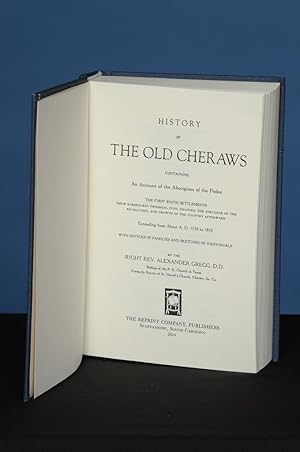 HISTORY OF THE OLD CHERAWS