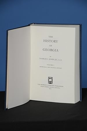 THE HISTORY OF GEORGIA, Vol. I