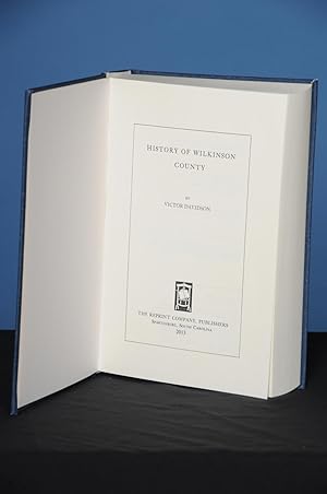 HISTORY OF WILKINSON COUNTY