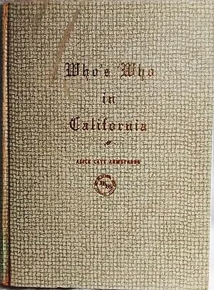 Who's Who in California, Golden State Edition, 1971-1972