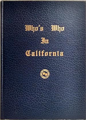 Who's Who in California, Thirteenth Edition, 1981-1982