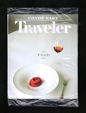 Condé Nast Traveler - October, 2017. In Original Shippping Bag. The Food Issue; Abruzzo; Chengdu;...