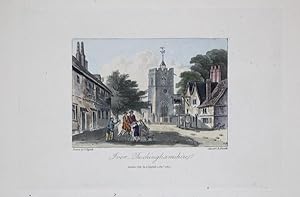A Single Original Miniature Antique Hand Coloured Aquatint Engraving By J Hassell Illustrating Iv...