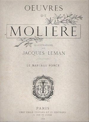 Oeuvres De Molière Tome 12 - Le Mariage Forcé