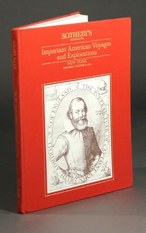 Important American voyages and explorations. Property from a private collection