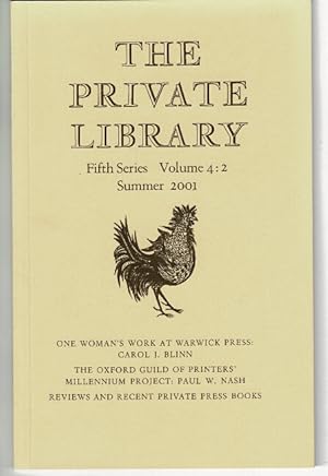 One woman's work at the Warwick Press [as printed in The private library, fifth series. Vol. 4:2]