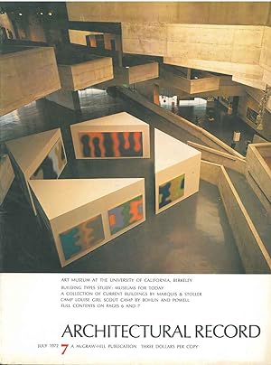 Architectural Record, n. 7, July 1972. Building Types study: Museum for today