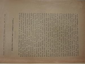 Estratto dalla Rassegna Critica della Letteratura Italiana, 1899 IV 3,sgg PER UNA FONTE DEI "CINQ...