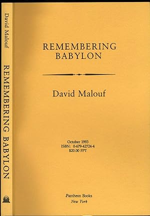 Remembering Babylon. Uncorrected Bound Galleys