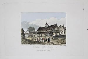 A Single Original Miniature Antique Hand Coloured Aquatint Engraving By J Hassell Illustrating Lu...