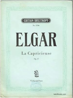 La Capricieuse: Morceau de Genre fur Violine und Pianoforte, op. 17. (Edition Breitkopf Nr. 3706)