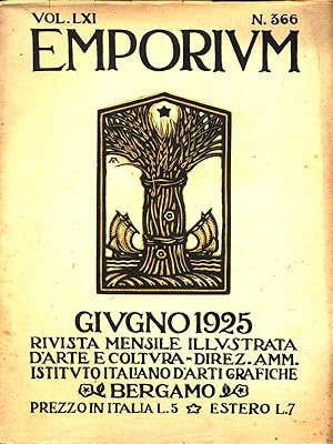 Emporium - Vol. LXI n. 366 Giugno 1925