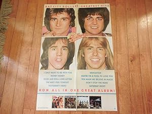Bay City Rollers Greatest Hits Store Advertising Poster 36" X 24"