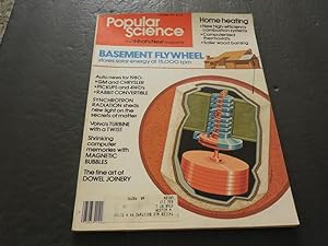 Popular Science Oct 1979 , Basement Flywheel, Dowel Joinery