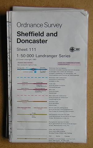 Sheffield and Doncaster. Sheet 111. Landranger Series.