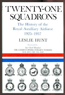 TWENTY-ONE SQUADRONS. THE HISTORY OF THE ROYAL AUXILIARY AIR FORCE: 1925-1957.