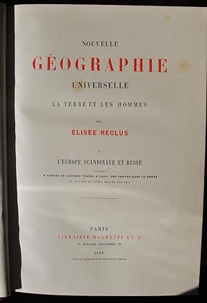Nouvelle géographie universelle. Deux tomes. Volume 3: L'Europe du Nord-Ouest (Belgique, Hollande...