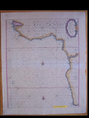 Pas-Caart van GUINEA en de Custen daer aen gelegen van Cabo verde tot Cabo de Bona Esperanca.