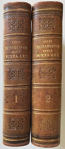 Vetus Testamentum Graece Iuxta LXX Interpretes. Two volumes.