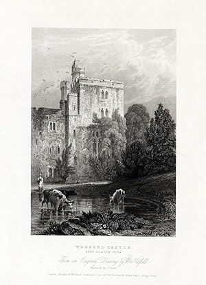 Antique Print-WRESSEL CASTLE-WRESSLE-HOWDEN-YORKSHIRE-ENGLAND-Sands-1836