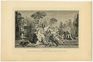 Antique Print-TOILETTE DE VENUS-CLOTHES-BOUCHER-ALLEGORY-ART-Lacroix-1878