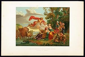 Antique Print-MERCURY-JUPITER-ZEUS-NYMPHS-GREEK MYTHOLOGY-LAGRENEE-Lacroix-1878