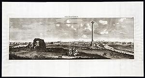 Antique Print-ALEXANDRIA-EGYPT-Le Brun-de Bruyn-1700