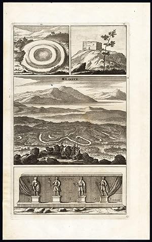 Antique Print-EPHESE-TURKEY-PRISON ST. PAUL-MEANDER-TOMB-Le Brun-de Bruyn-1700