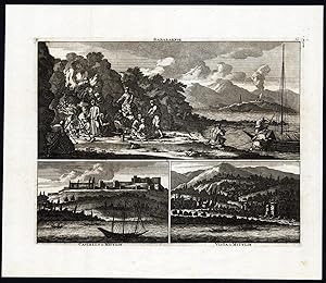 Antique Print-CAPE BABA-TURKEY-MYTILENE-LESBOS-GREECE-Le Brun-de Bruyn-1700