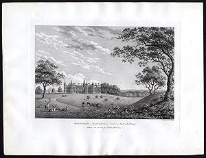 Antique Print-HATFIELD HOUSE-HERTFORDSHIRE-EARL OF SALISBURY-UK-Watts-1779