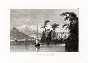 Antique Print-CASTLE OF STORES-LAKE WINDERMERE-ENGLAND-Meyer-1840