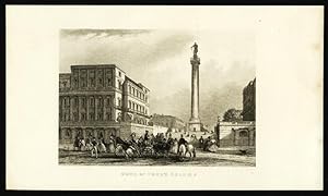 Antique Print-LONDON-DUKE OF YORK'S COLUMN-ENGLAND-1830
