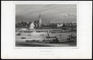 Antique Print-ROERMOND-VIEW-NETHERLANDS-Terwen-Kurz-1863
