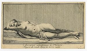 Antique Print-ARIADNE-THESEUS-MYTHOLOGY-Graat-Bossuit-Pool-1727