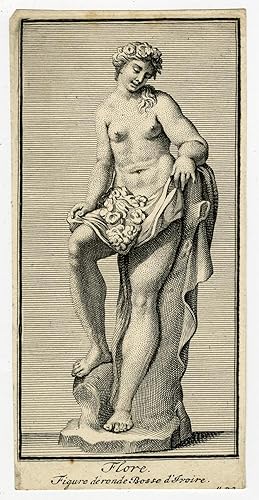 Antique Print-FLORA-MYTHOLOGY-Graat-Bossuit-Pool-1727