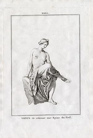 Antique Print-MYTHOLOGY-ROMAN GODS-VENUS-LOVE-1810