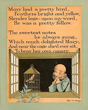 Antique Print-POEM-MARY-CANARY-Kennedy-Costello-1902