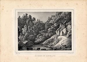 Antique Print-CARTELANE-LANARK-SCOTLAND-Pernot-1827