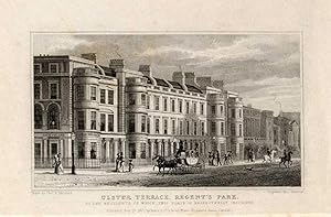 Antique Print-REGENT PARK-ULSTER TERRACE-LONDON-ENGLAND-Shepherd-1827