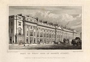 Antique Print-REGENT ST-WEST-LONDON-ENGLAND-Shepherd-1827