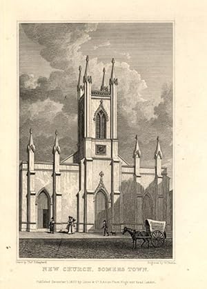 Antique Print-SOMERS TOWN-LONDON-ENGLAND-Shepherd-1827