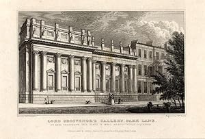 Antique Print-PARK LANE-LONDON-ENGLAND-Shepherd-1827