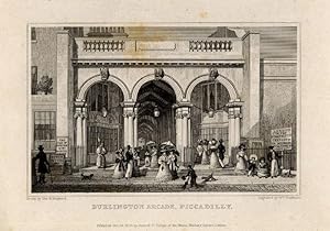 Antique Print-BURLINGTON-LONDON-ENGLAND-Shepherd-1827