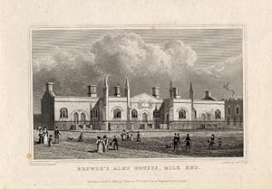 Antique Print-MILE END-LONDON-ENGLAND-Shepherd-1827