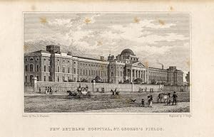 Antique Print-NEW BETHLEM-LONDON-ENGLAND-Shepherd-1827